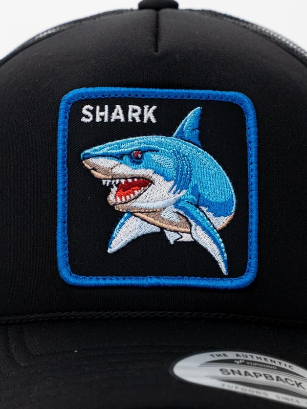MyStars Shark Trucker Kasket Sort Uni