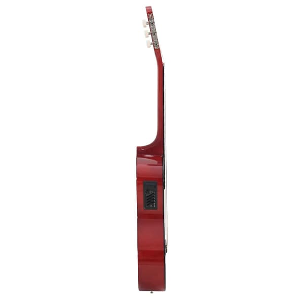 vidaXL Klassisk gitarr med cutaway, 6 strängar och equalizer