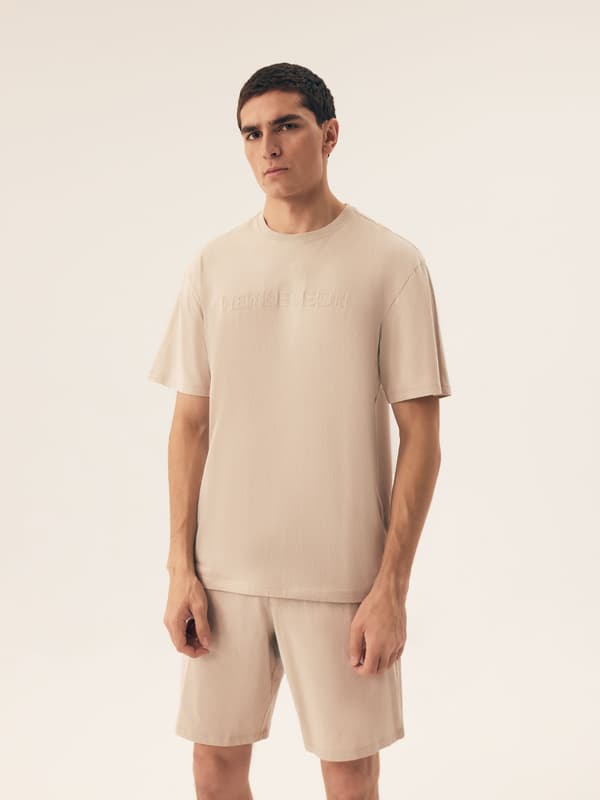 Olivengrøn Henderson Herrepyjamas | Beige XXL