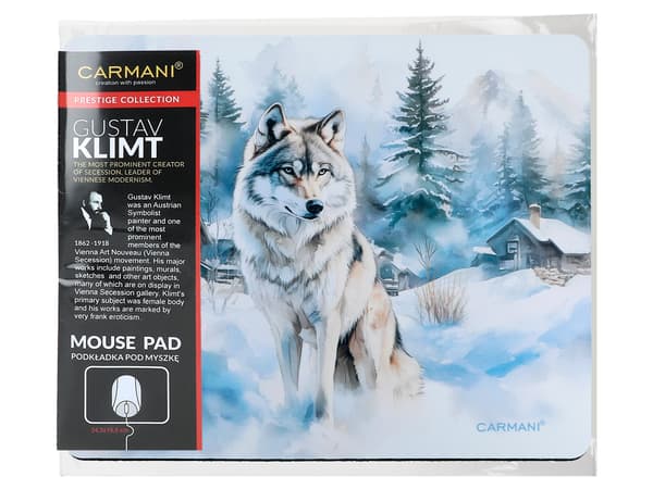 Datormusmatta - Vinter överallt - Varg (CARMANI)