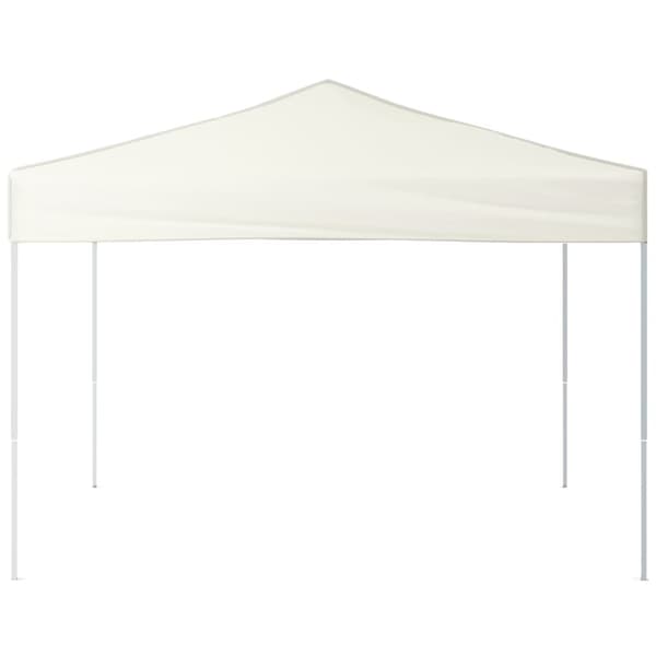 vidaXL foldbart festtelt cremefarvet 3x3 m