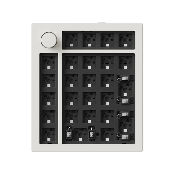 Keychron Q0 Max QMK Brugerdefineret Nummerblok Barebone-Knop / Shell Hvid / Barebone