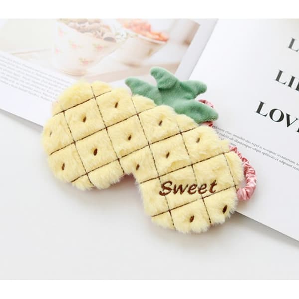 Päls sovmask ananas gul söt OPK05