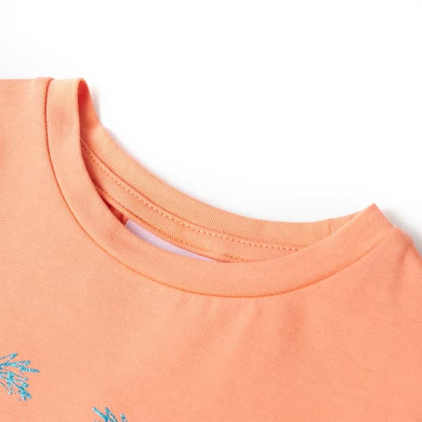 Barn-T-shirt, persika, 140