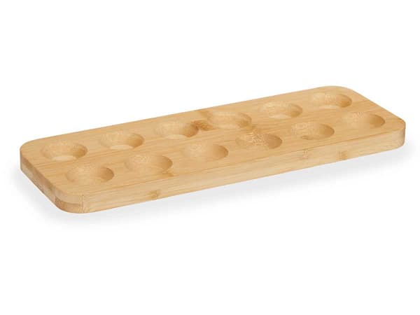 Bambubräda för 12 ägg 30x11 cm