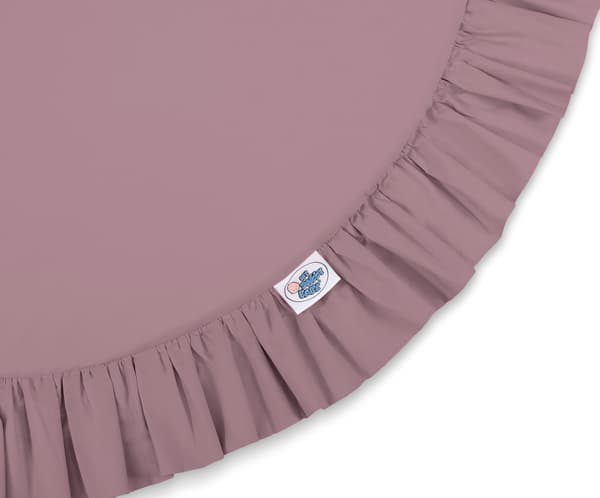 Legemåtte med flæser - retro pink