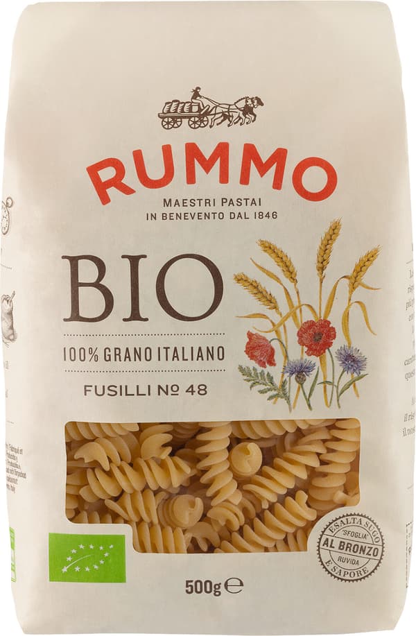 Luomu Macarons Fusilli No. 48, 500g - Rummo