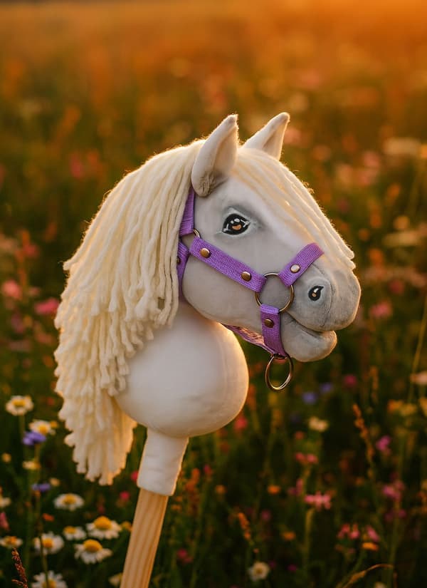 Käpphäst Premium Liten Käpphäst Vit med Vit Man A5