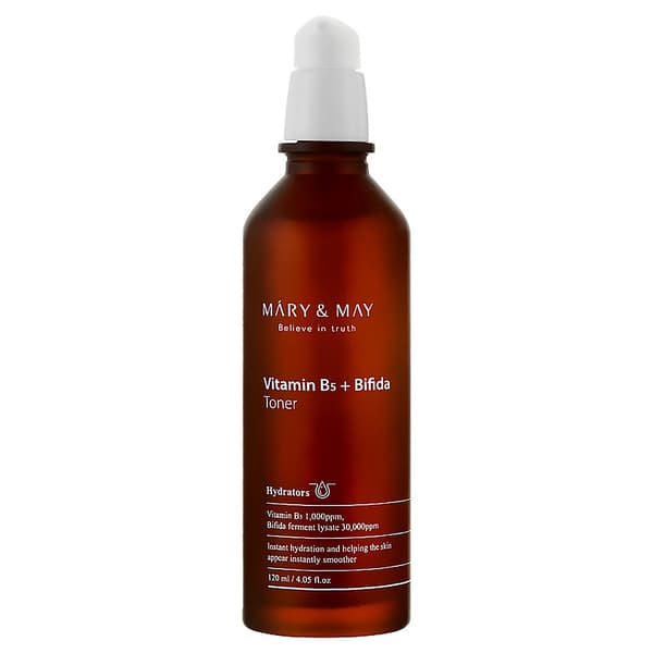 Mary&May Kosteuttava kasvovesi B5-vitamiini + Bifida - 120 ml