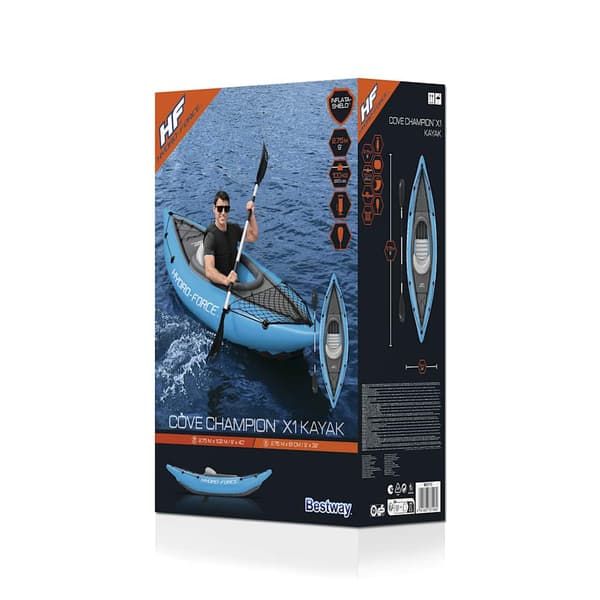 Bestway 1 hengen Hydro-Force -ilmatäytteinen kajakki