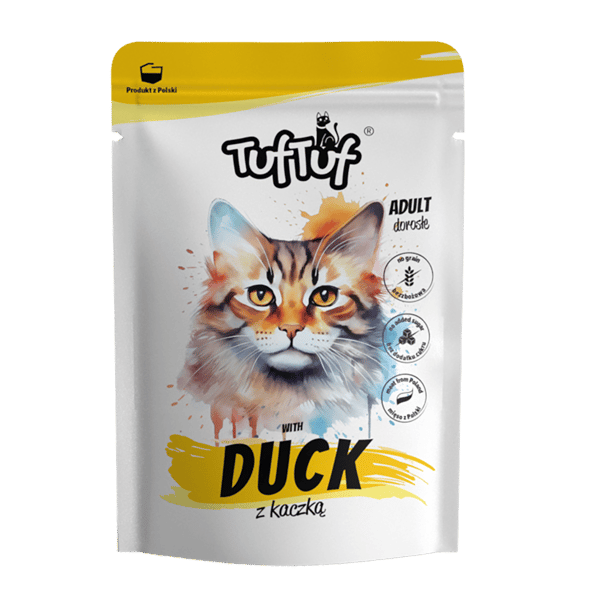 TufTuf vådfor katte lunchtaske ænde 10x100g