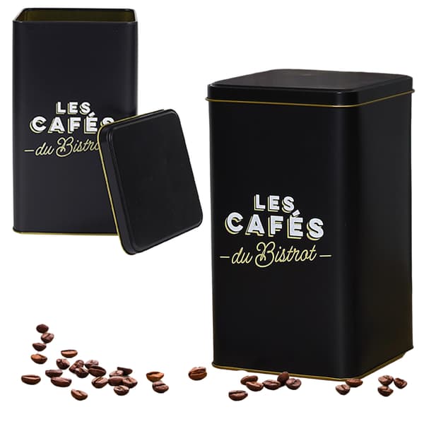 Bistrot kaffedåse sort