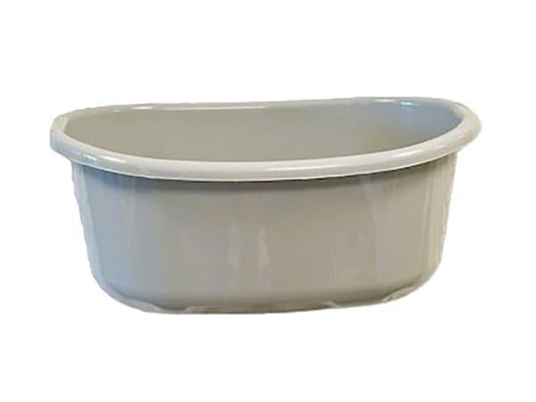 OVAL PLASTSKÅL MED HÄNDER 20L LJUS ASK -JAG
