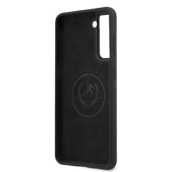 US Polo Silikone On Tone Etui til Galaxy S21 Sort