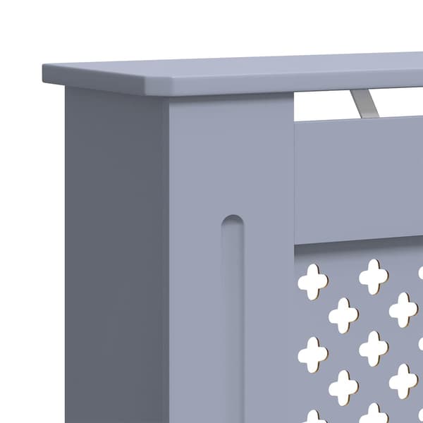 vidaXL Jäähdyttimen suojus, MDF, Harmaa, 78 cm