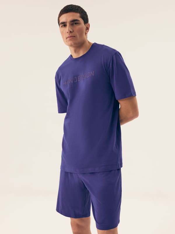 Olivengrøn Henderson Herrepyjamas | Blå XXL