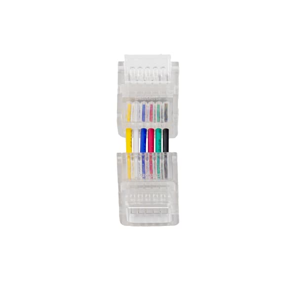 Lodret vinkelstik til 12 mm 6P LED-strimler