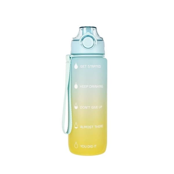 750 ml grøn blå flaske