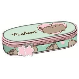 Pusheen mintgrönt pennfodral med innerflik