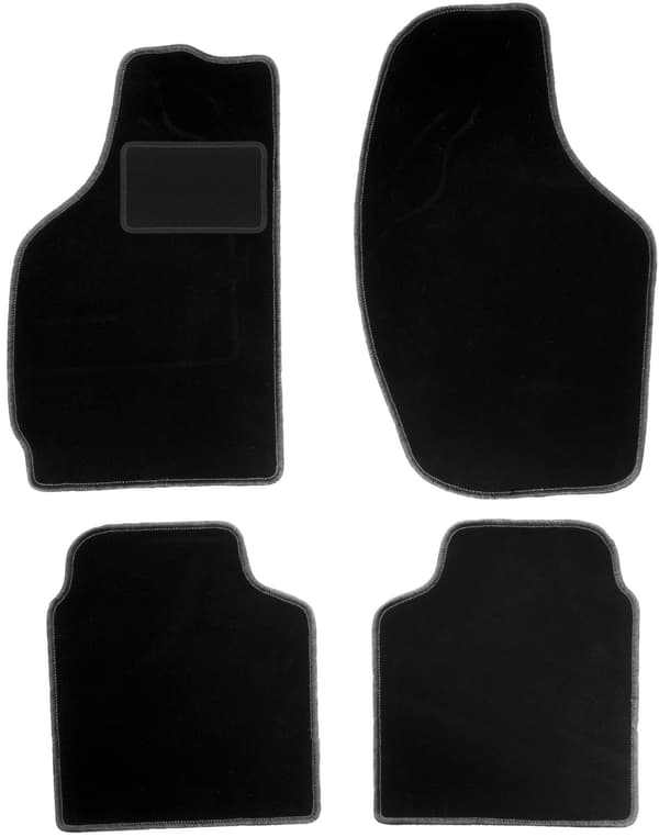 Velourmåttesæt til: Daewoo Tico hatchback (1996-2001)