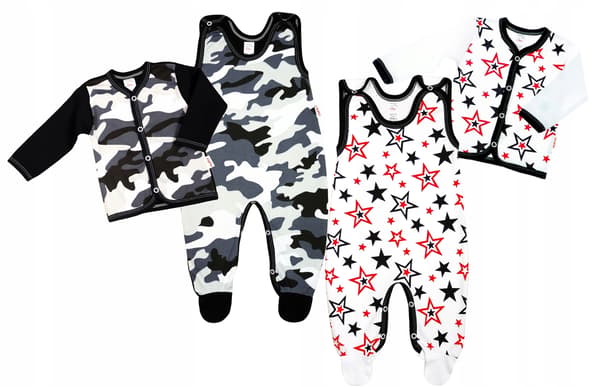 Jacka + pyjamas 2-pack Moro/Stars 74 klekle