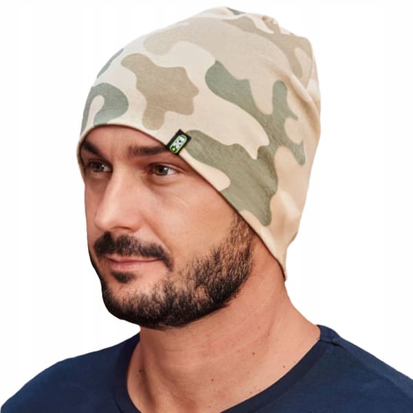 Bomullskamouflagekeps, unisex, övergångsmodell, universal