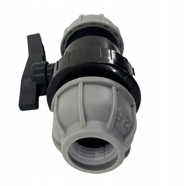 Skruvad kulventil PE 40/40mm droppsystem