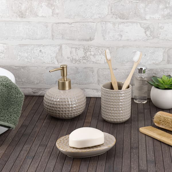 Nolan badrumsmugg i keramik, beige