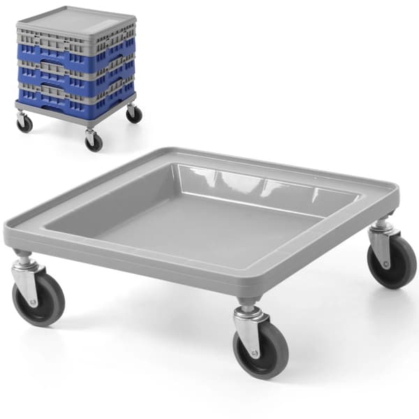 CAMBRO Camrack diskmaskinskorgvagn 50x50cm - grå