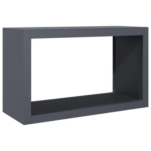 vidaXL Vedställ antracit 100x40x60 cm stål