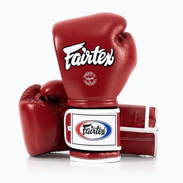 Fairtex mexikanska boxningshandskar röda 12OZ