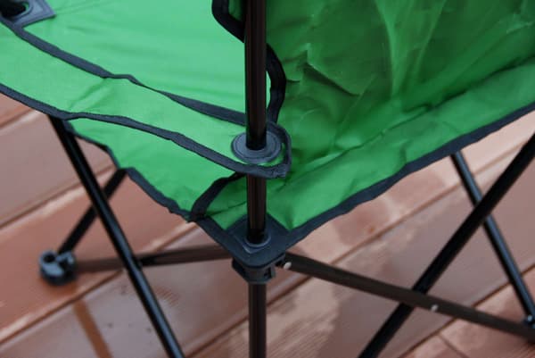HUGO grön hopfällbar campingstol