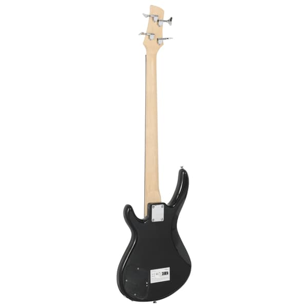 vidaXL Nybörjarbasgitarr med väska, blå, 4/4, 46"