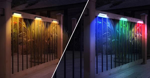 Solcellsdriven LED-fasadbelysning, trädgårdsvägglampa, skymningssensor