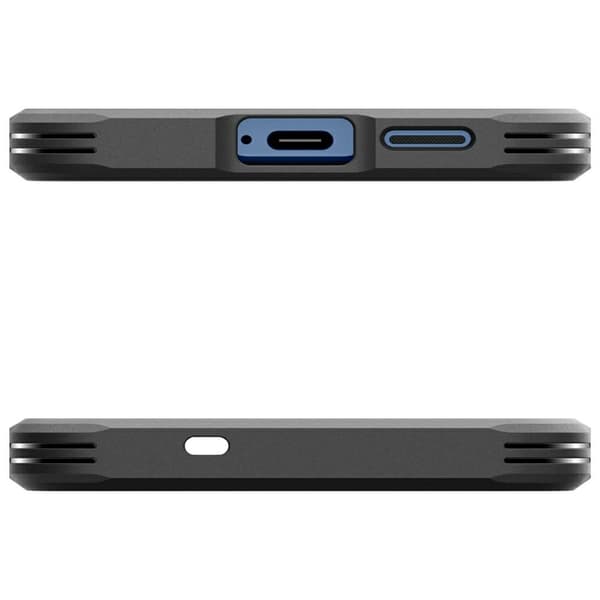 Spigen Tough Armor MagSafe-cover til Samsung Galaxy S25, sort