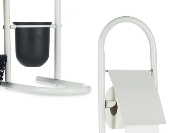 Toiletpapirholder med børste b