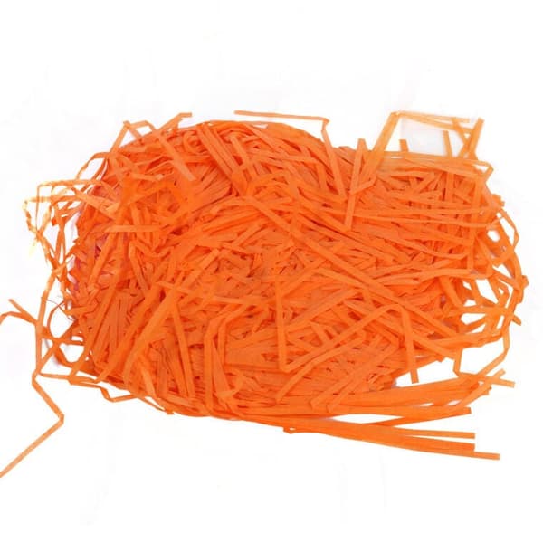 Dekorativ Raffia Hø Farvet Orange