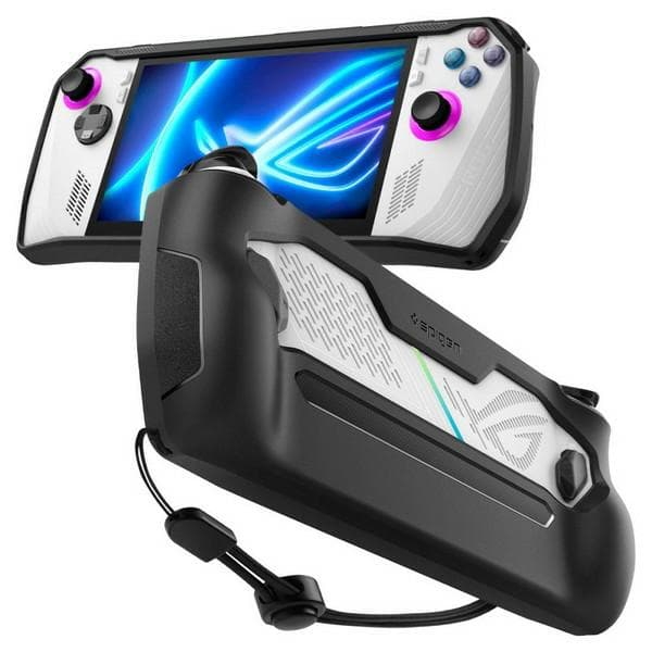 Spigen Rugged Armor-etui til Asus Rog Ally, sort