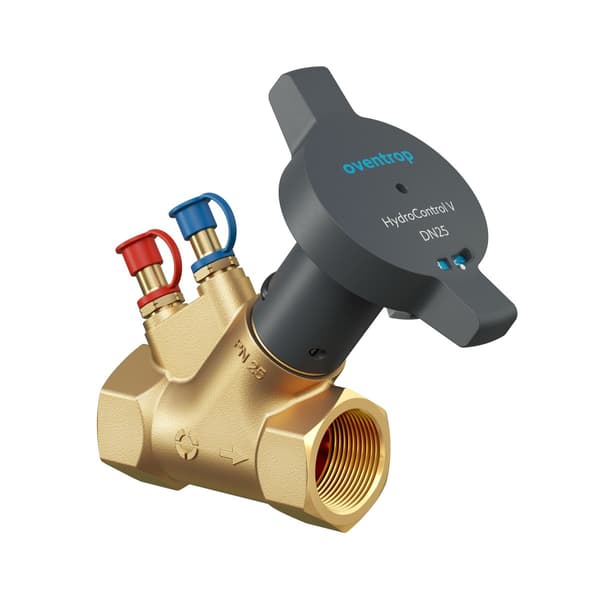 HydroControl V indreguleringsventil - DN20, GW Rp 3/4, PN25, 2x HydroPort, kvs