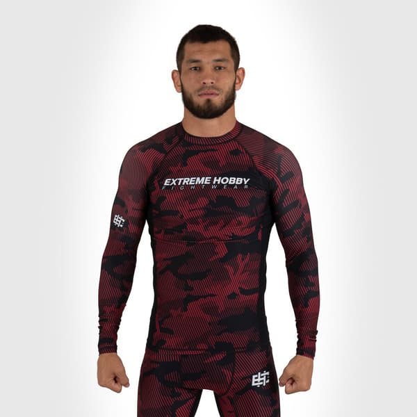 Herre langærmet rashguard HAVOC L SORT