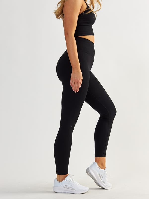 Svarta Shaping Leggings - Body Boost S
