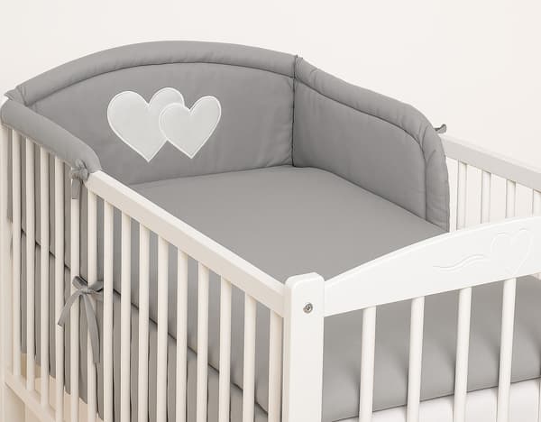 Universal sengekant til trin - Hearts antracit