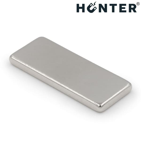 NEODYMMAGNET 25x10x2 mm STARK PLÅT Stång, Rektangulär, HUNTER