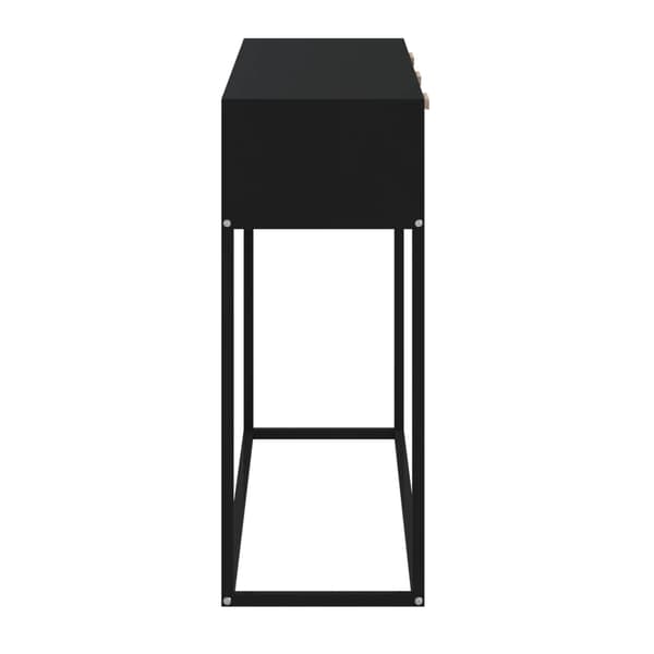 vidaXL konsolbord, sort, 105x30x75 cm