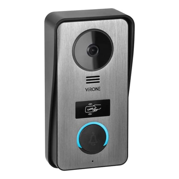 Enfamilie video intercom CETI Full HD Wicket + Gate RFID-læser Nøglering