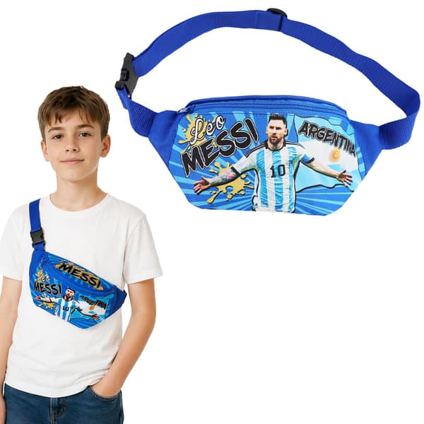 Messi Argentina midjeväska för barn justerbar present