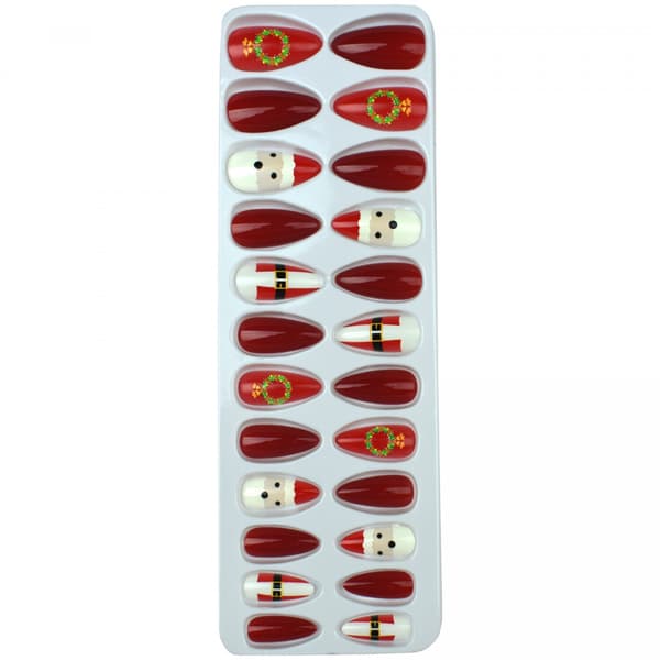 KUNSTIGE NEGLESPIDSER 24 STK. JUL - FD41