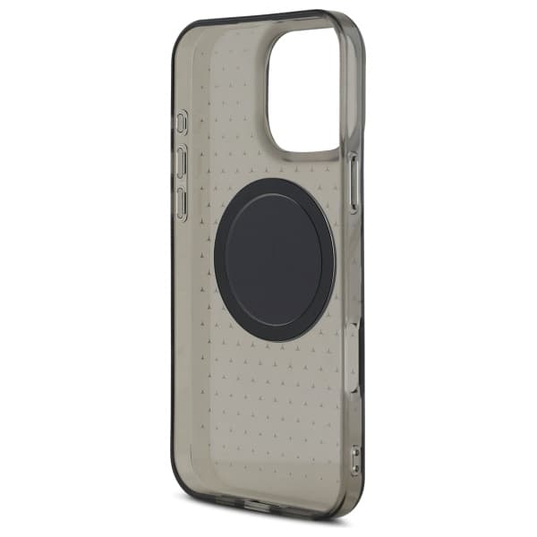 Mercedes MB-cover med stjernemønster til iPhone 16 Pro, sort