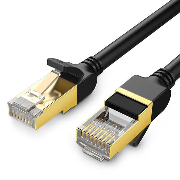 LAN-patchkabel RJ45 Cat 7 STP 10Gbps 2m svart