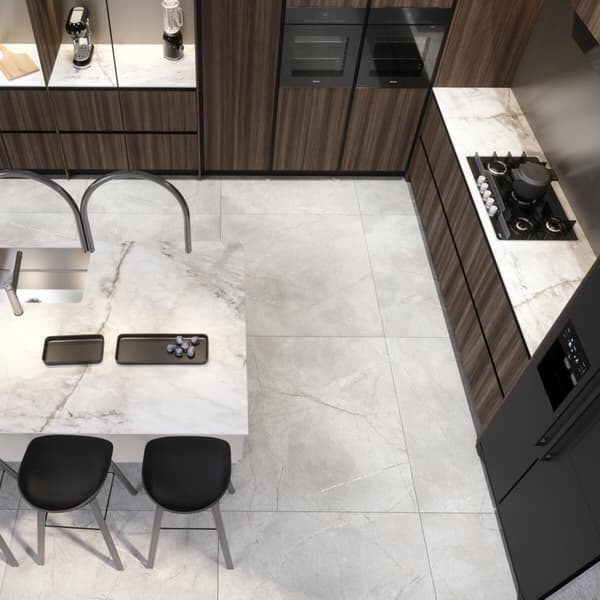 HPL badeværelsesbordplade til 100 cm 101x46 cm brecciaskab med 12 cm panel